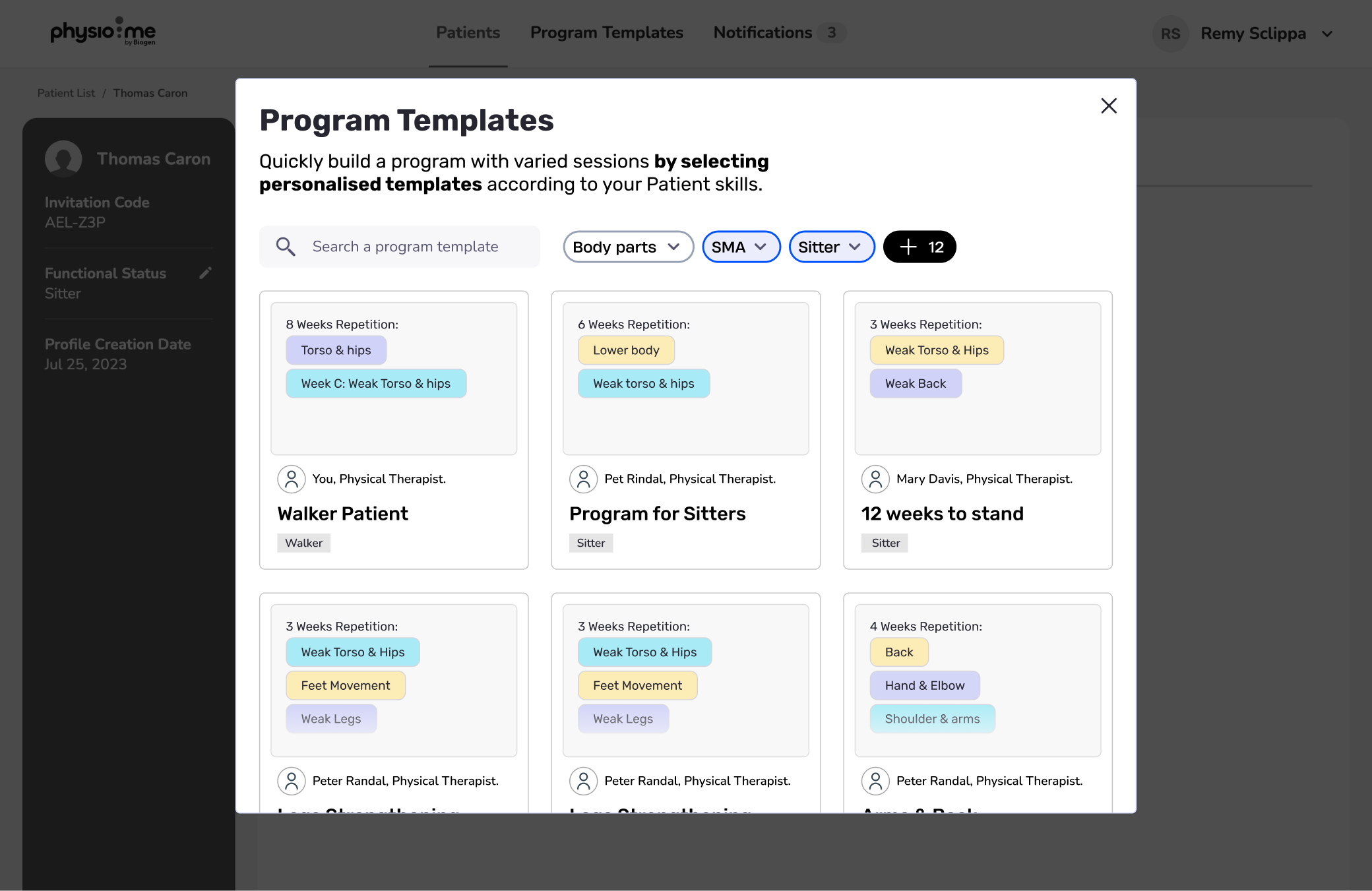 Template prototype video